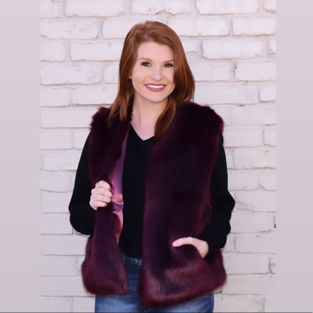 Wrap Me Up Vest - Eggplant